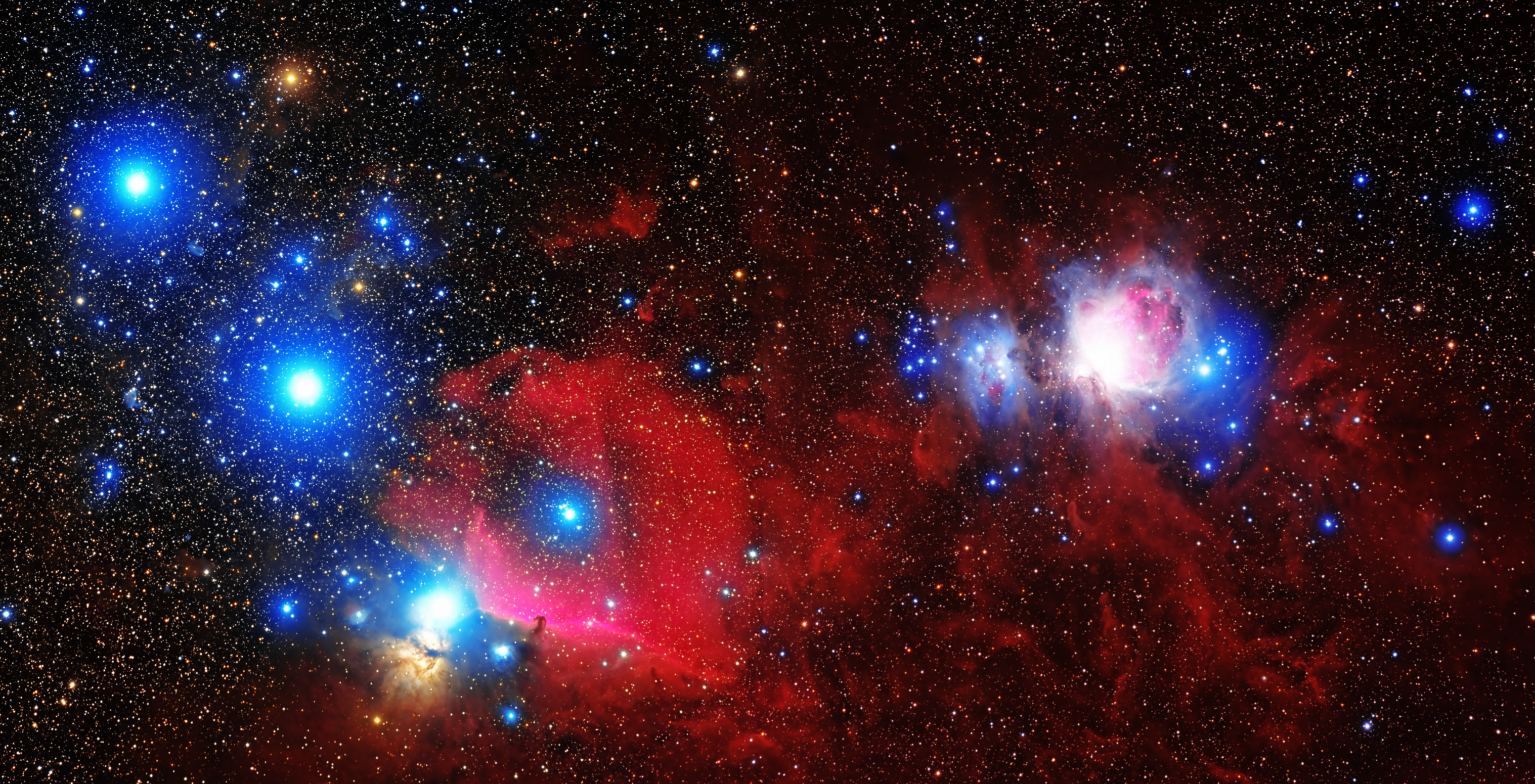 Orions Belt panels 1 & 2 Telescope Live